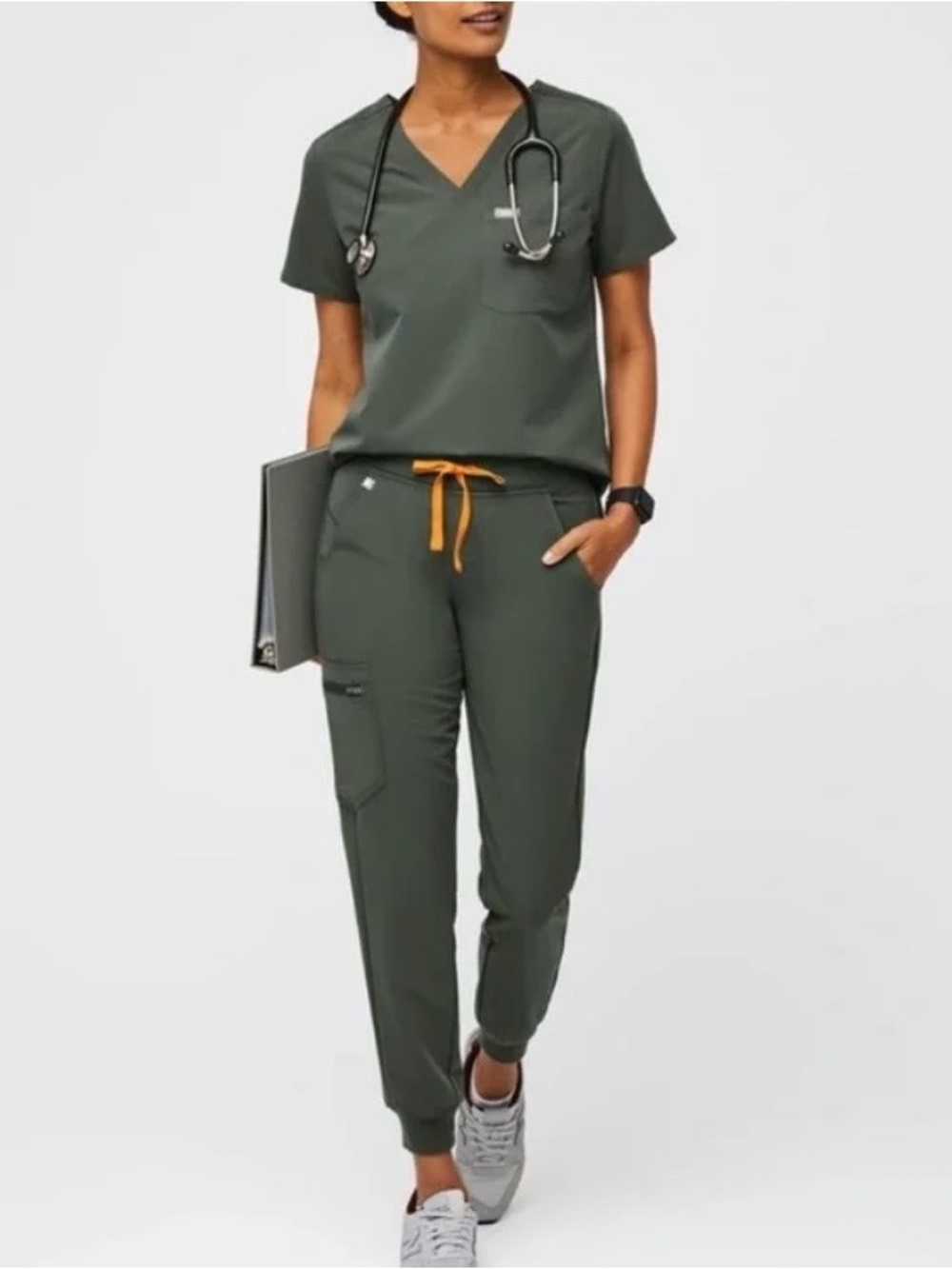 Figs Moss Scrub Set